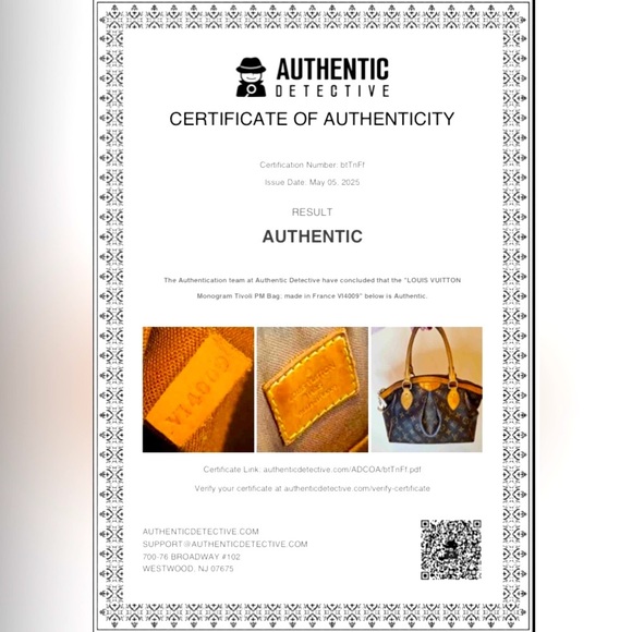 LOUIS VUITTON Monogram Tivoli PM Bag, w/Dust Bag & COA. EUC - Picture 16 of 16